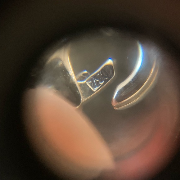 Van Cleef and Arpels Sugilite PURPLE Vintage Alhambra pendant 18k WG - Picture 9 of 12